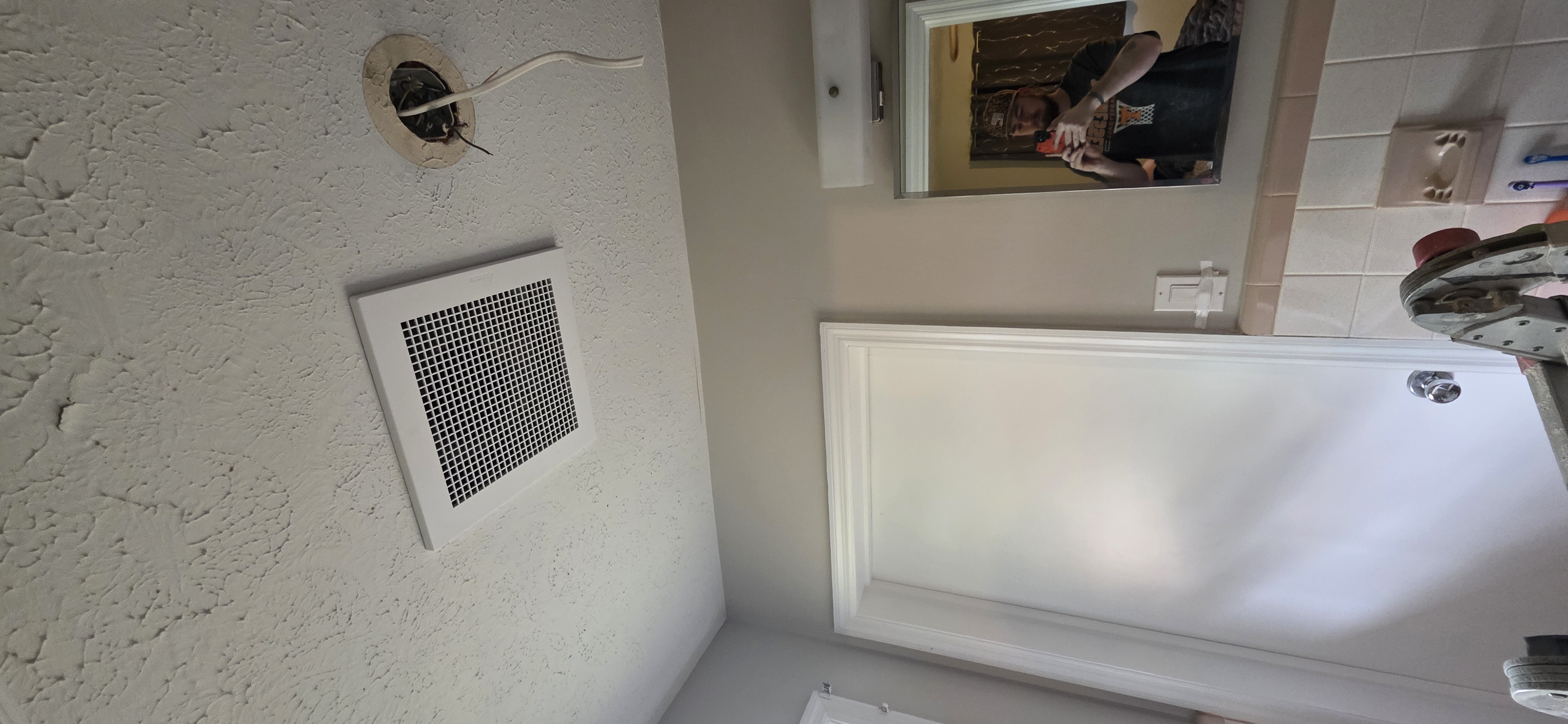 Bathroom Vent Fan Install