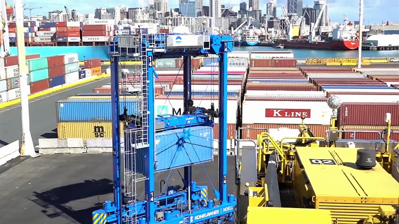 Modern automated container handling equipment