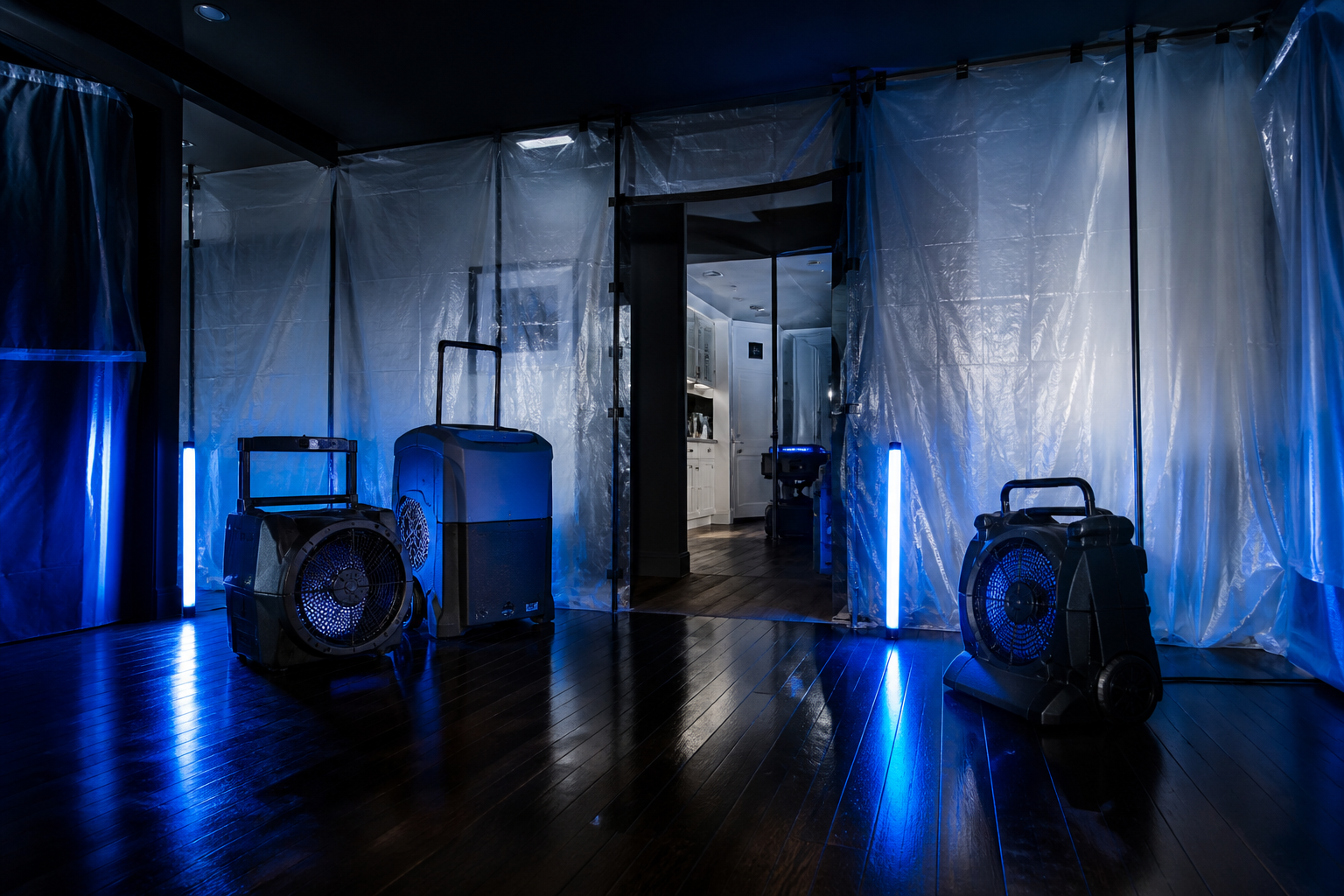 Post-construction and restoration cleaning equipment