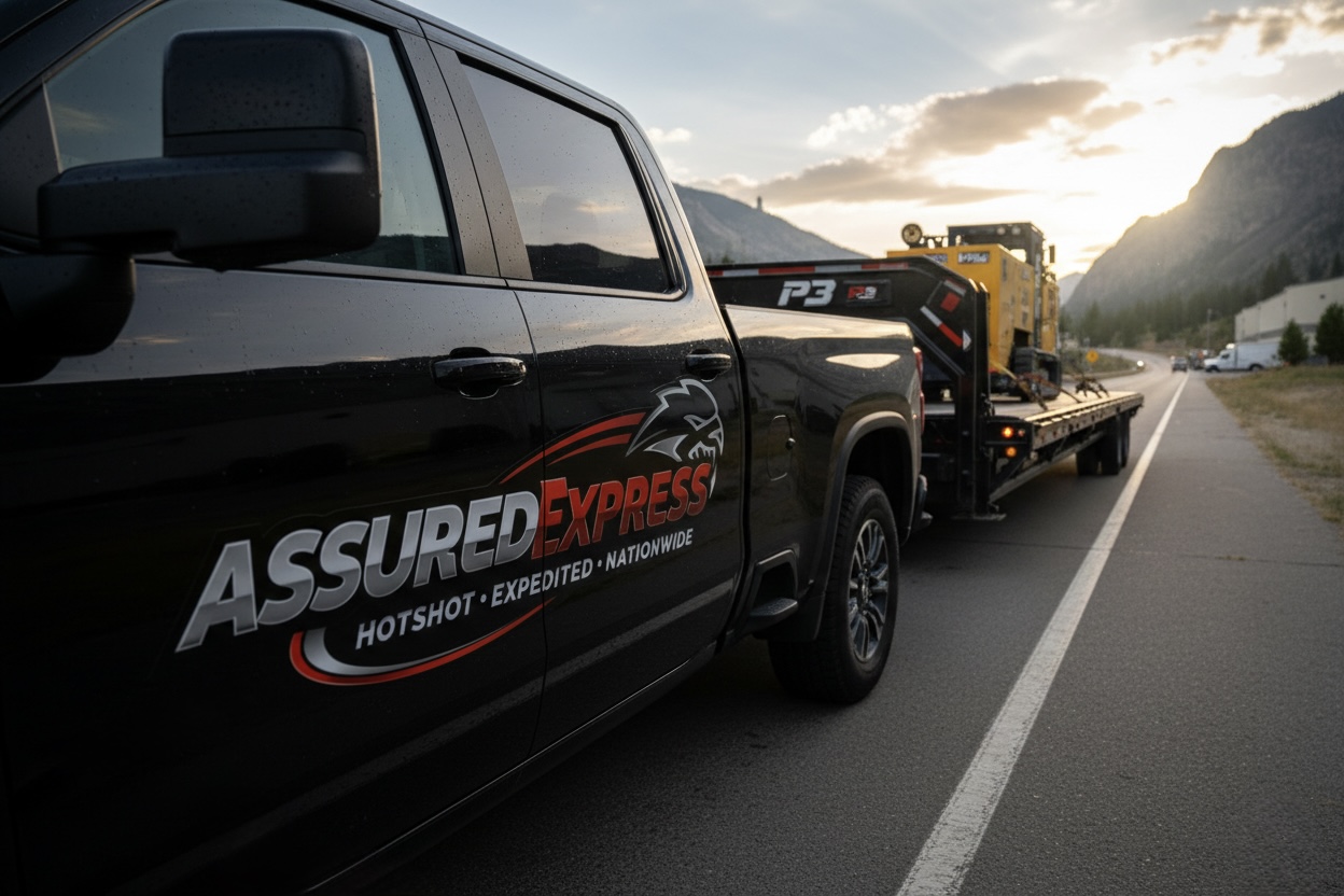 AssuredExpress Hotshot Truck on Highway