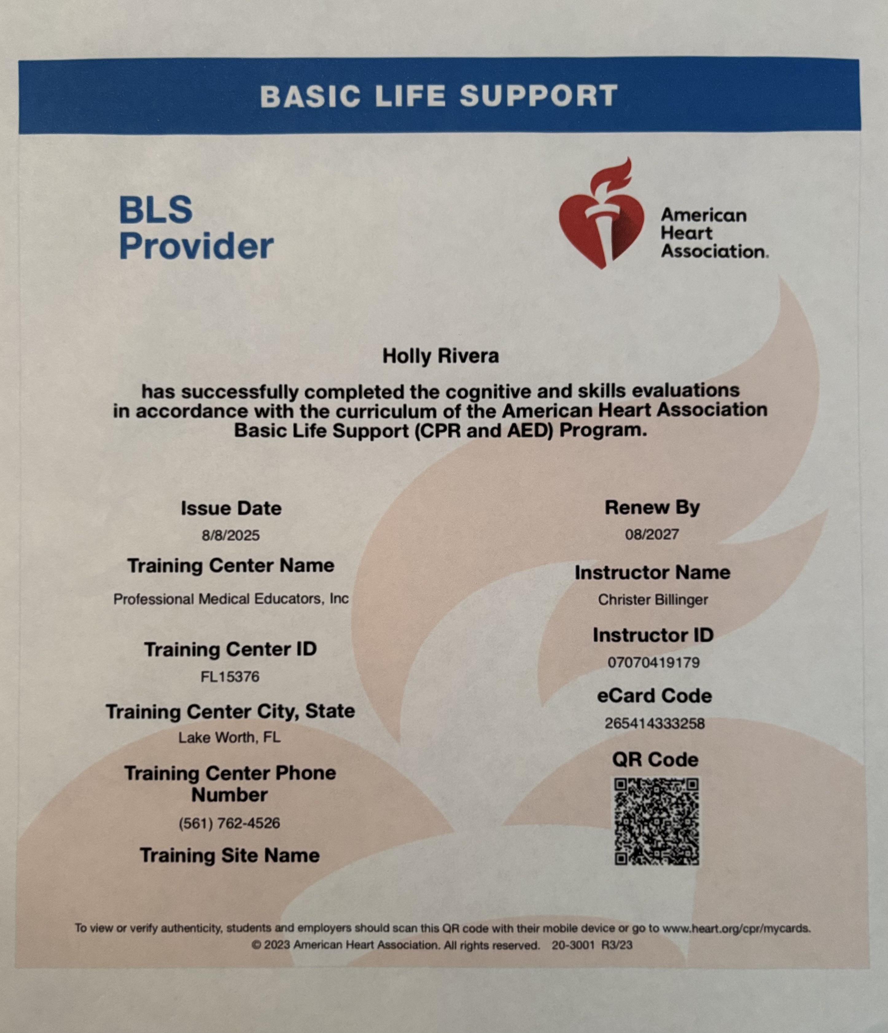 BLS Certification